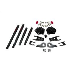 BELLTECH LOWERING KITS 1995-1999 Chevrolet Tahoe/Yukon (4DR) 92-94 Chevrolet Blazer (4DR) 1" or 3" F/4" R drop W/ Nitro Drop II Shocks