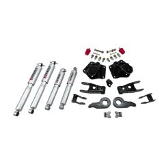 BELLTECH LOWERING KITS 1995-1999 Chevrolet Tahoe/Yukon (4DR) 92-94 Chevrolet Blazer (4DR) 1" or 3" F/4" R drop W/ Street Performance Shocks