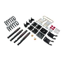 BELLTECH LOWERING KITS 1995-2002 Chevrolet Astro/Safari (2WD, w/ Factory Steel Leaf) 2.5" F/3.5" R drop W/ Nitro Drop II Shocks