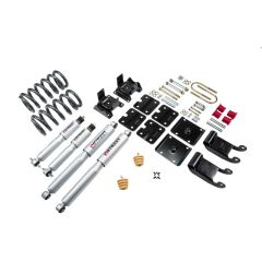 BELLTECH LOWERING KITS  1985-1995 Chevrolet Astro/Safari (2WD, w/ Factory Composite Leaf) 2.5" F/2.5" R drop W/ Street Performance Shocks