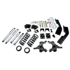 BELLTECH LOWERING KITS 1995-1999 Chevrolet Suburban (2WD) 4" or 5" F/7" R drop W/ Street Performance Shocks