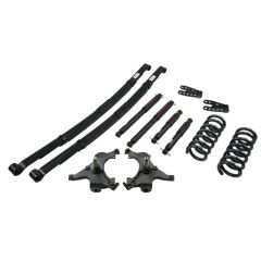BELLTECH LOWERING KITS 1992-1998 Chevrolet Suburban (2WD, inc 3/4 Ton 6 Lug) 3" F/4" R drop W/ Nitro Drop II Shocks
