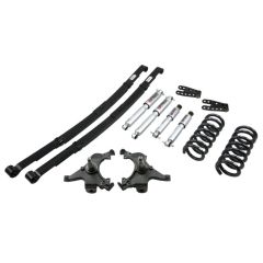 BELLTECH LOWERING KITS 1992-1998 Chevrolet Suburban (2WD, inc 3/4 Ton 6 Lug) 3" F/4" R drop W/ Street Performance Shocks