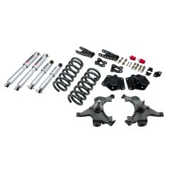 BELLTECH LOWERING KITS 1995-1999 Chevrolet Tahoe/Yukon (4DR only) 3" F/4" R drop W/ Street Performance Shocks