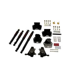 BELLTECH LOWERING KITS 1991-1996 Dodge Dakota (Std Cab, V8) 2" F/4" R drop W/ Nitro Drop II Shocks