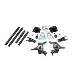BELLTECH LOWERING KITS  1994-1999 Dodge Ram 1500 (Std Cab, V8, Auto Trans Only) 2" F/4" R drop W/ Nitro Drop II Shocks