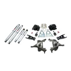 BELLTECH LOWERING KITS  1994-1999 Dodge Ram 1500 (Std Cab, V8, Auto Trans Only) 2" F/4" R drop W/ Street Performance Shocks