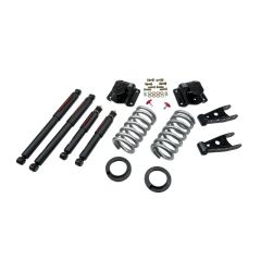 BELLTECH LOWERING KITS  1994-1999 Dodge Ram 1500 (Std Cab, V8, Auto Trans Only) 2" or 3" F/4" R drop W/ Nitro Drop II Shocks