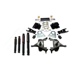 BELLTECH LOWERING KITS 1994-1999 Dodge Ram 1500 (Ext Cab, V8, Auto Trans Only) 2" F/4" R drop W/ Nitro Drop II Shocks