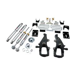 BELLTECH LOWERING KITS  2004-2008 Ford F-150 (2WD, (All Cabs)) +1" to -3" F/5" R drop W/ Street Performance Shocks