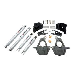 BELLTECH LOWERING KITS 2005-2006 Chevrolet Silverado/Sierra (Std Cab, w/ Factory Front Torsion Bar) 2" F/3" R drop W/ Street Performance Shocks