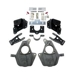 BELLTECH LOWERING KITS 2005-2006 Chevrolet Silverado/Sierra (Ext Cab, w/ Factory Front Torsion Bar) 2" F/3" R drop W/O Shocks