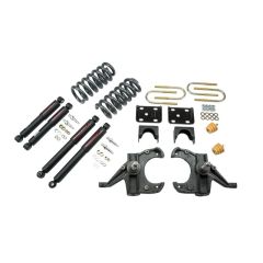 BELLTECH LOWERING KITS 1973-1987 Chevrolet Blazer/Jimmy (1 1/4 Rotor) 4" F/6" R drop W/ Nitro Drop II Shocks