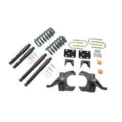 BELLTECH LOWERING KITS 1973-1987 Chevrolet Blazer/Jimmy (1 Rotor) 4" F/6" R drop W/ Nitro Drop II Shocks