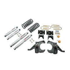 BELLTECH LOWERING KITS 1973-1987 Chevrolet Blazer/Jimmy (1 Rotor) 4" F/6" R drop W/ Street Performance Shocks