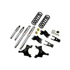 BELLTECH LOWERING KITS 1988-1991 Chevrolet Silverado/Sierra C1500 (Std Cab) 3" F/4" R drop W/ Street Performance Shocks