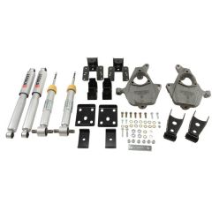 BELLTECH LOWERING KITS 2014-2015 Chevrolet Silverado/Sierra (All Cabs) 2wd 2" F/4" R Drop W/ Street Performance Shocks